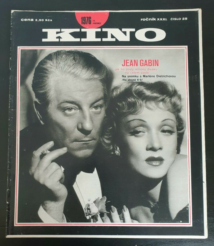KINO (Czech) magazine side cover Issue 25   1976