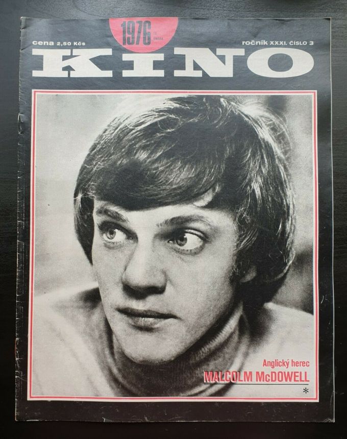 KINO (Czech) magazine side cover Issue 3   1976