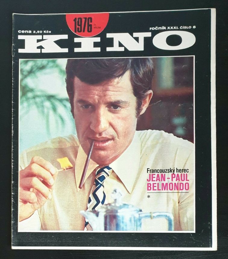 KINO (Czech) magazine side cover Issue 6   1976