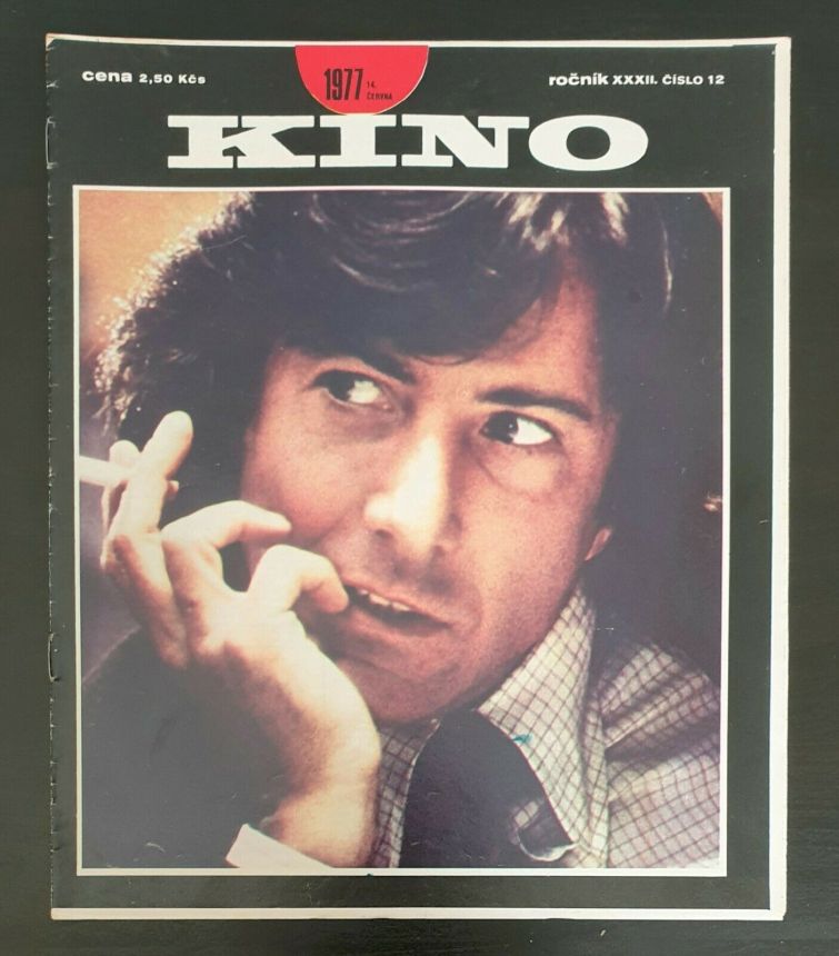 KINO (Czech) magazine side cover Issue 12   1977