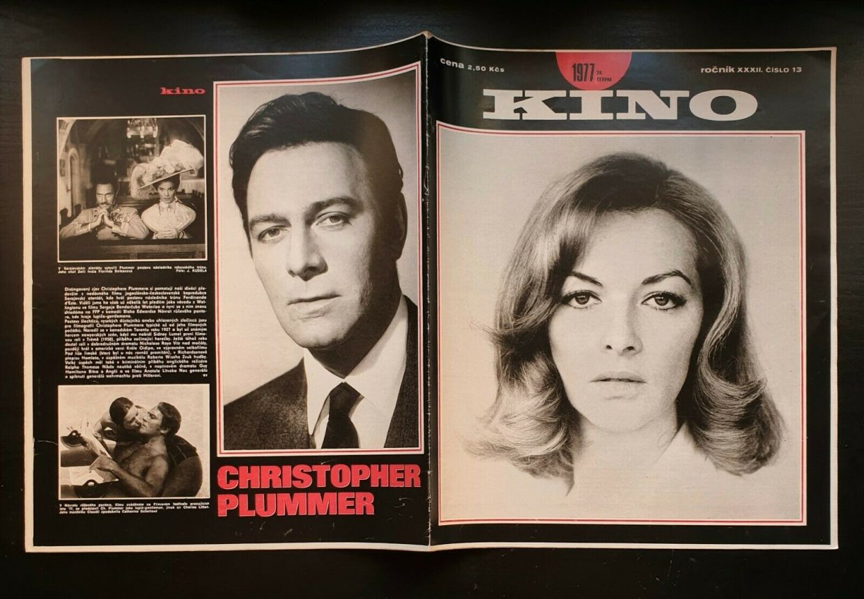 KINO (Czech) magazine side cover Issue 13   1977