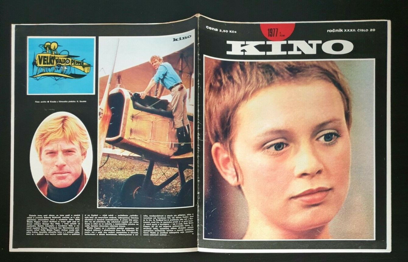 KINO (Czech) magazine side cover Issue 20   1977