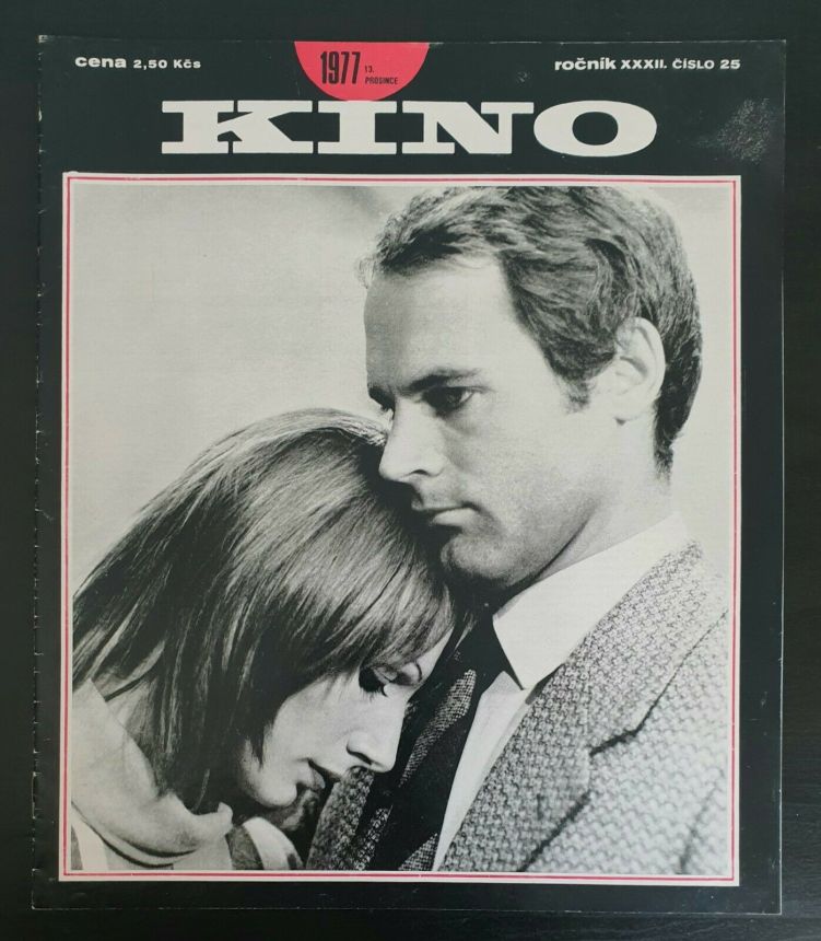 KINO (Czech) magazine side cover Issue 25   1977