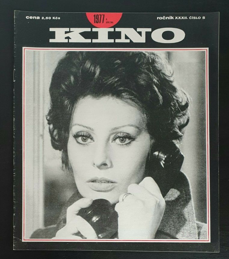 KINO (Czech) magazine side cover Issue 5   1977