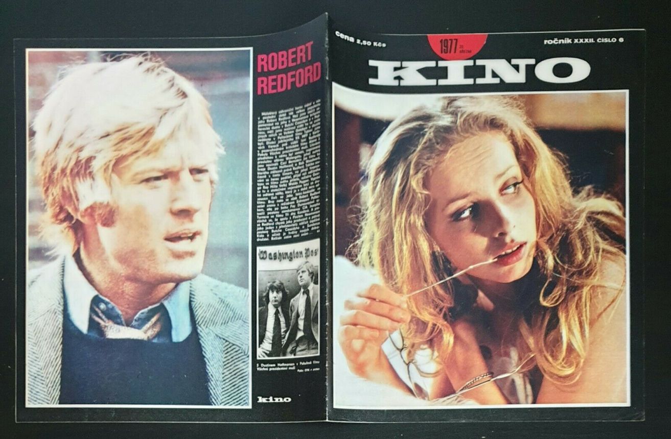 KINO (Czech) magazine side cover Issue 6   1977