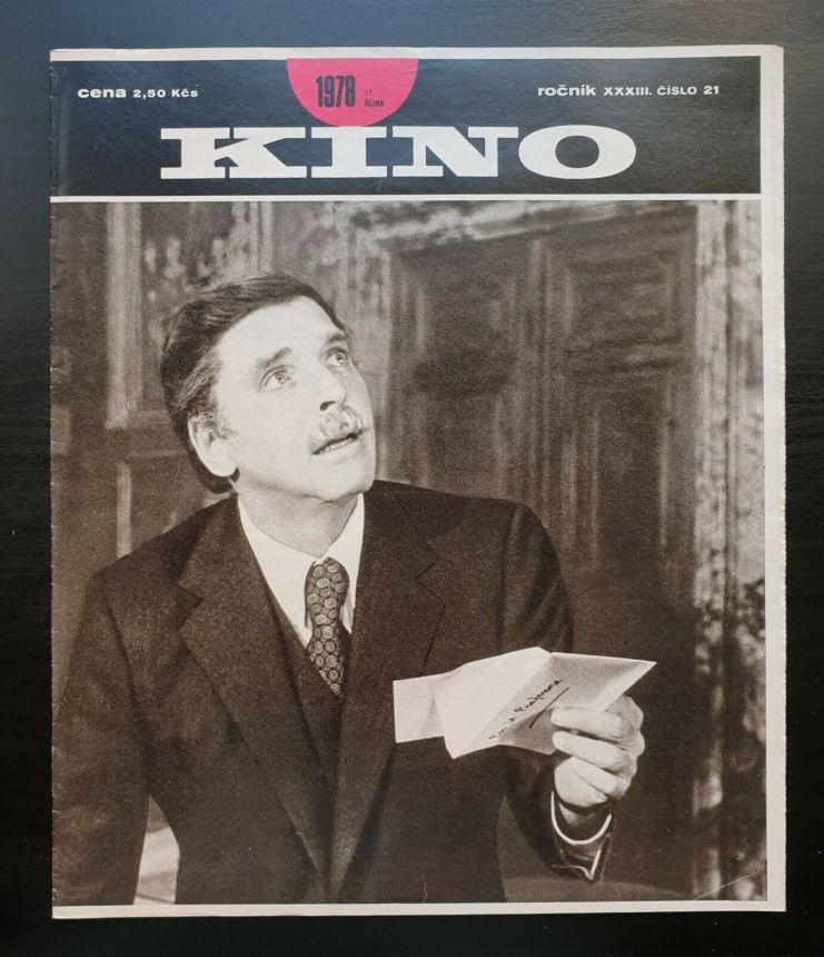 KINO (Czech) magazine side cover Issue 21   1978
