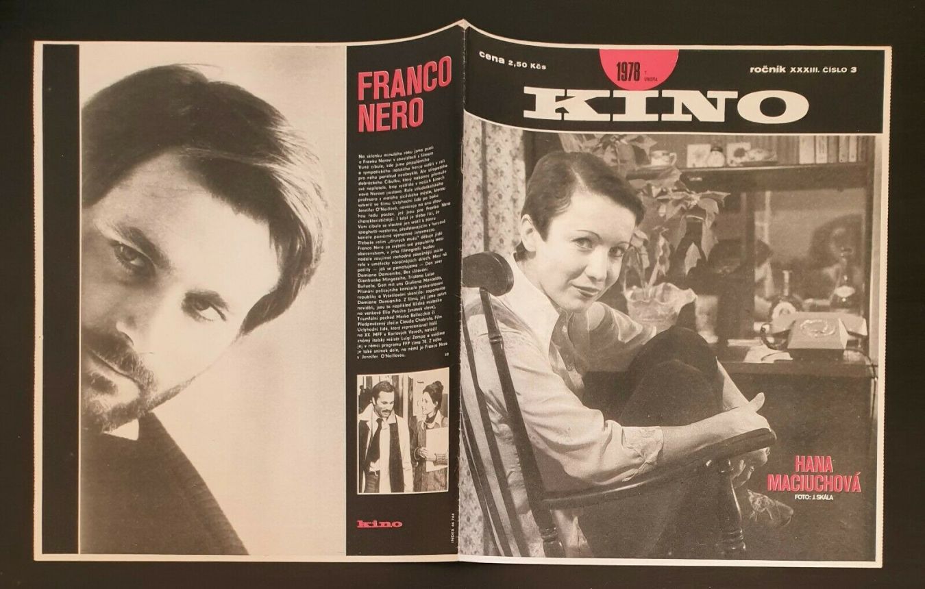 KINO (Czech) magazine side cover Issue 3   1978