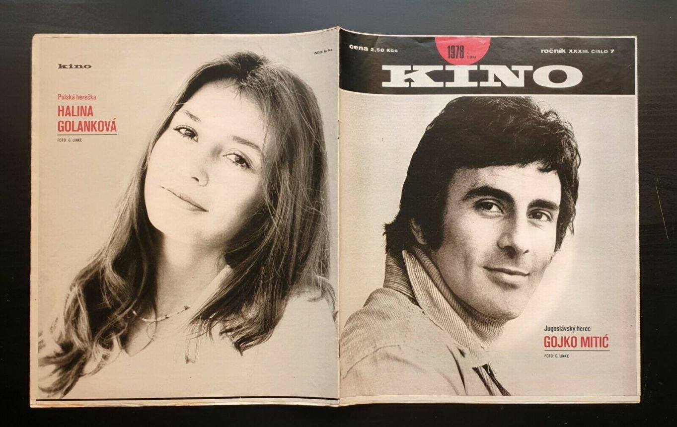 KINO (Czech) magazine side cover Issue 7   1978