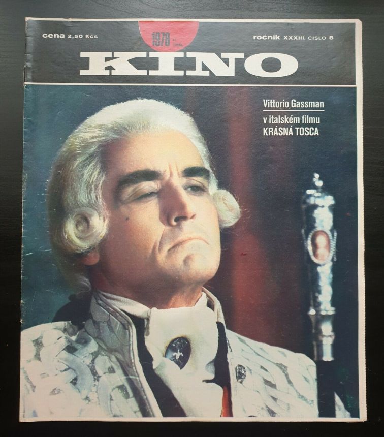 KINO (Czech) magazine side cover Issue 8   1978