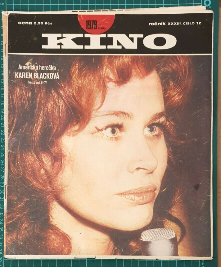 KINO (Czech) magazine side cover Issue 12   1979
