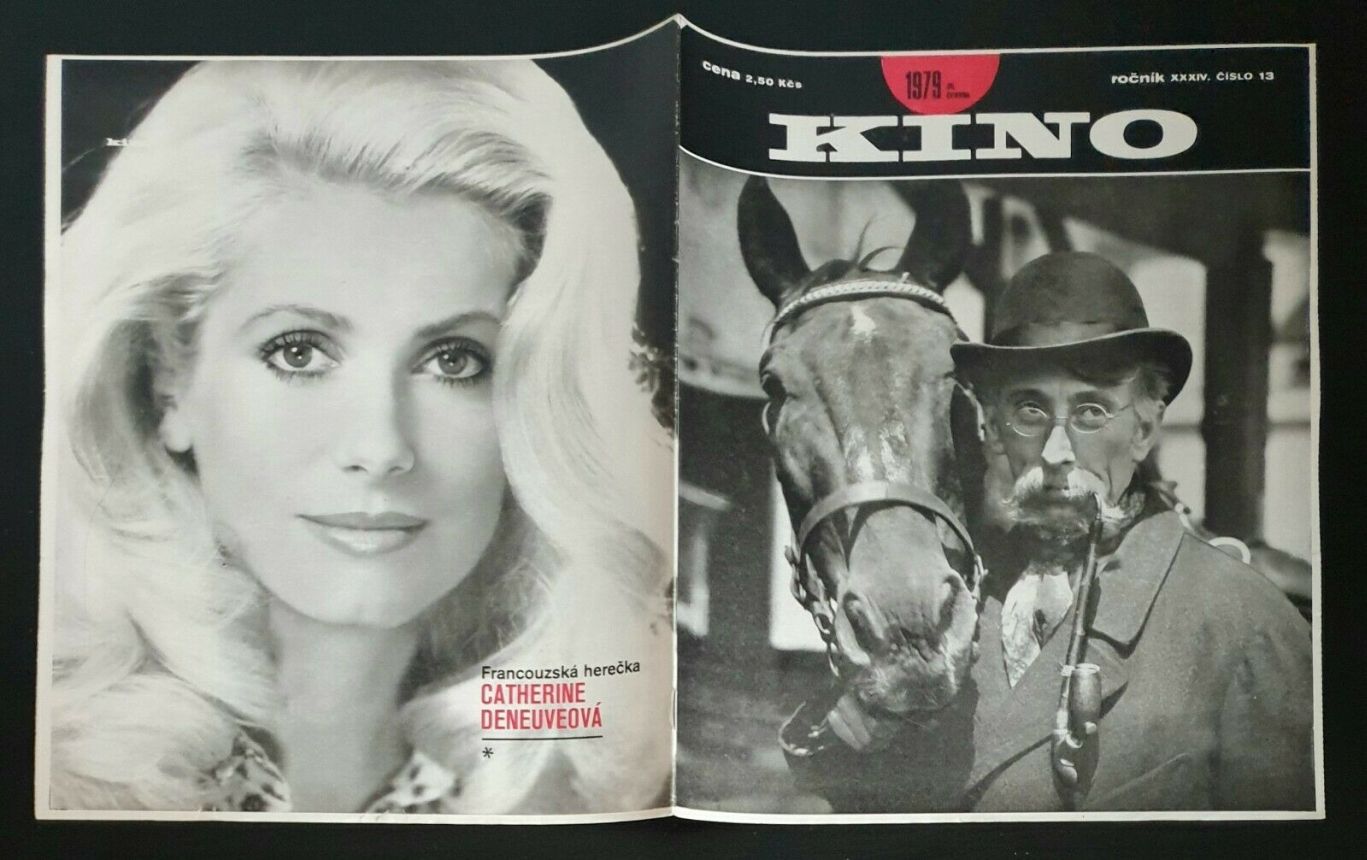 KINO (Czech) magazine side cover Issue 13   1979