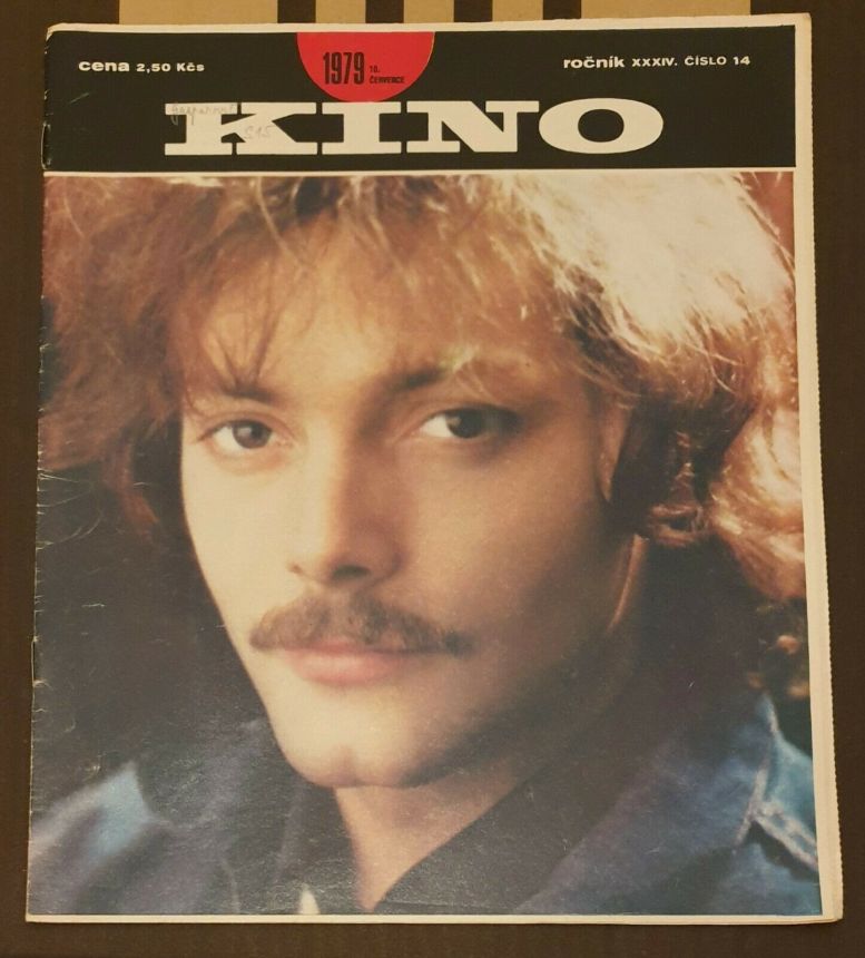 KINO (Czech) magazine side cover Issue 14   1979