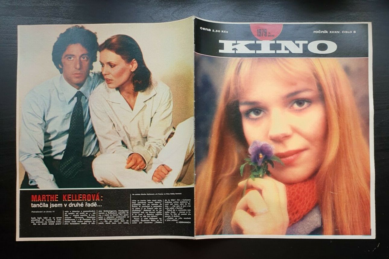 KINO (Czech) magazine side cover Issue 6   1979
