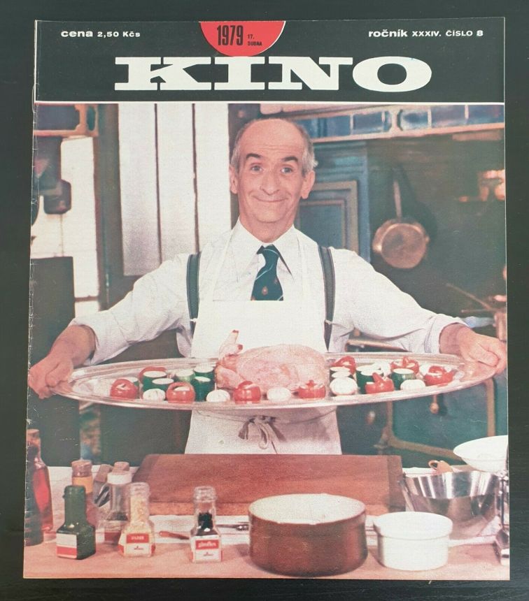 KINO (Czech) magazine side cover Issue 8   1979