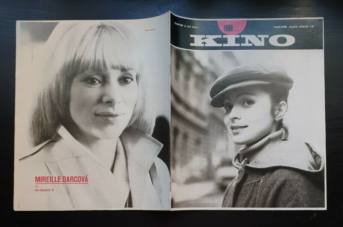 KINO (Czech) magazine side cover Issue 12   1980