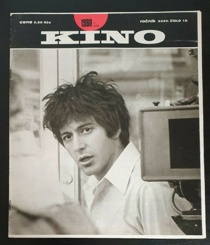 KINO (Czech) magazine side cover Issue 16   1980