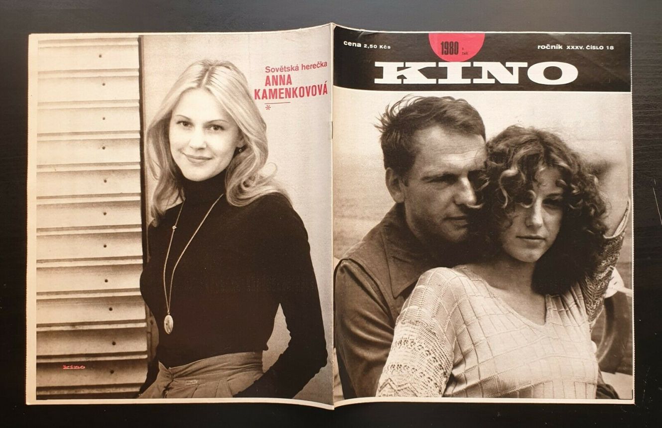 KINO (Czech) magazine side cover Issue 18   1980