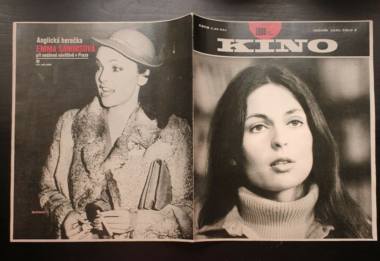 KINO (Czech) magazine side cover Issue 2   1980