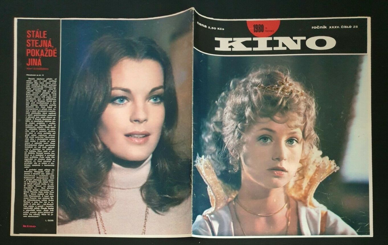 KINO (Czech) magazine side cover Issue 25   1980