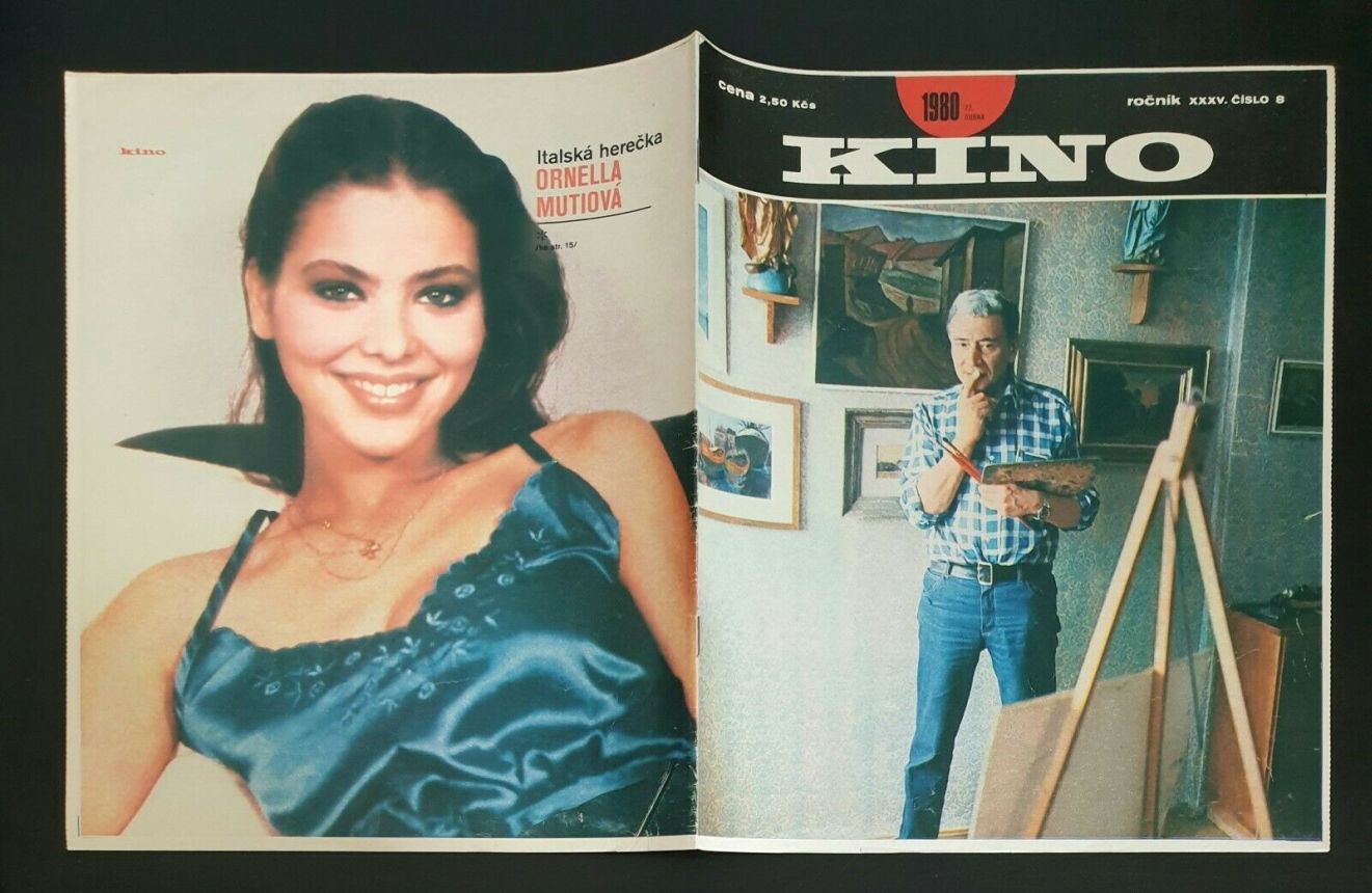 KINO (Czech) magazine side cover Issue 8   1980