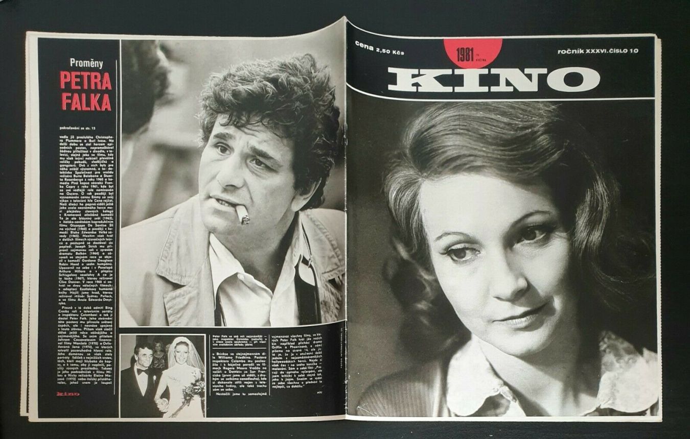 KINO (Czech) magazine side cover Issue 10   1981