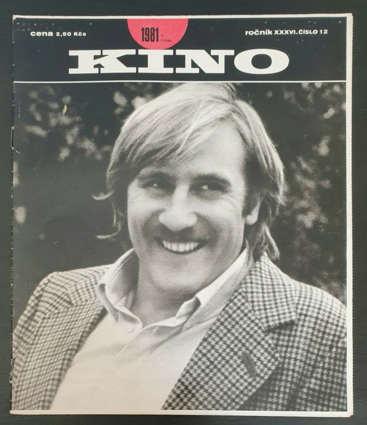 KINO (Czech) magazine side cover Issue 12   1981
