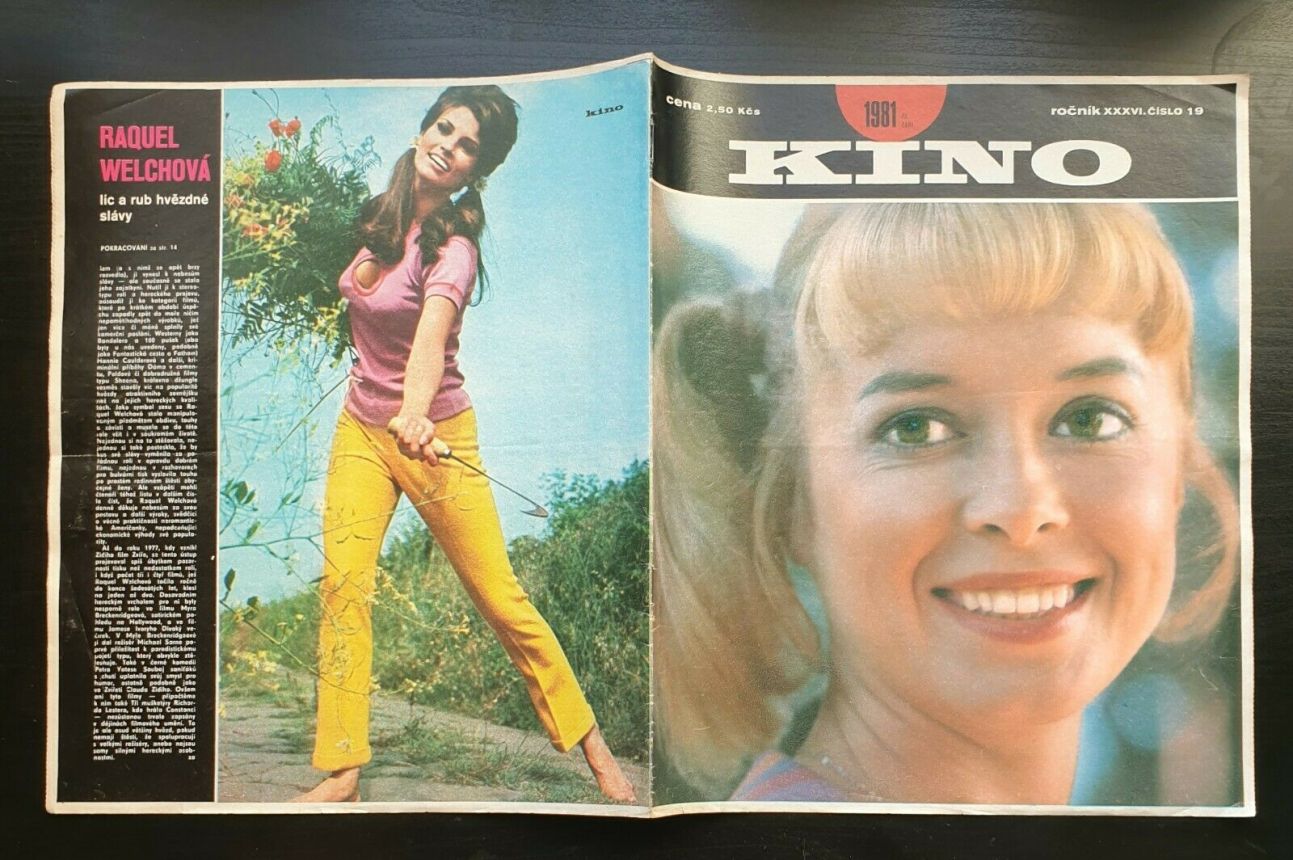 KINO (Czech) magazine side cover Issue 19   1981