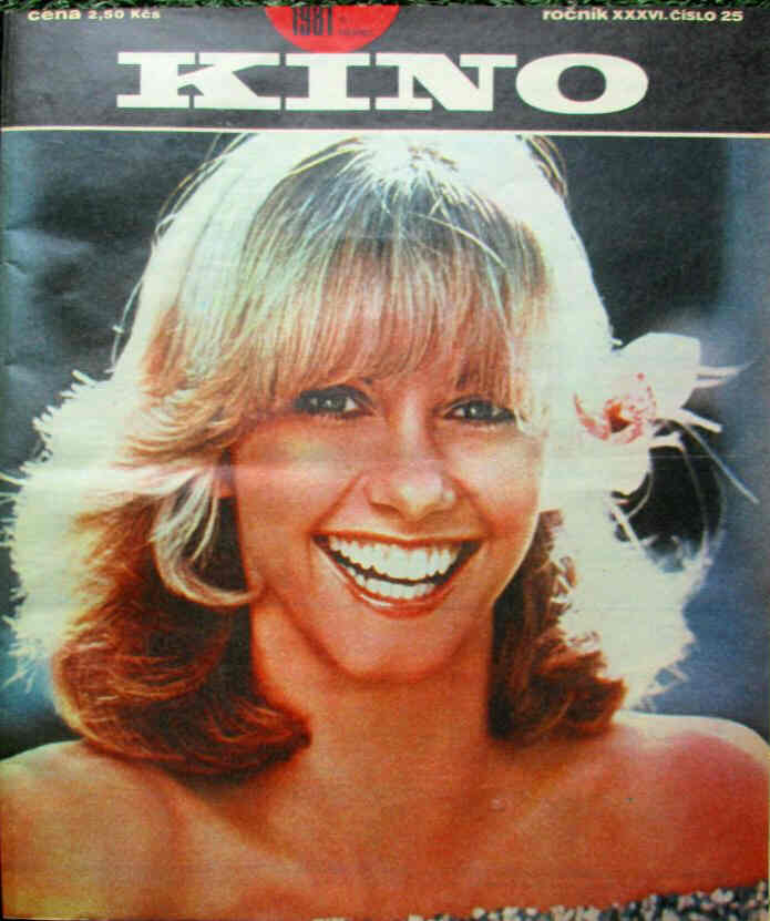 KINO (Czech) magazine side cover Issue 25   1981