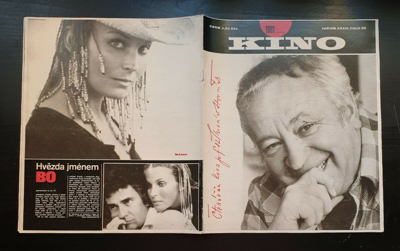 KINO (Czech) magazine side cover Issue 26   1981