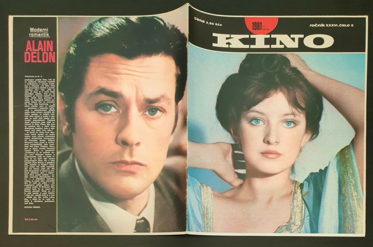 KINO (Czech) magazine side cover Issue 5   1981