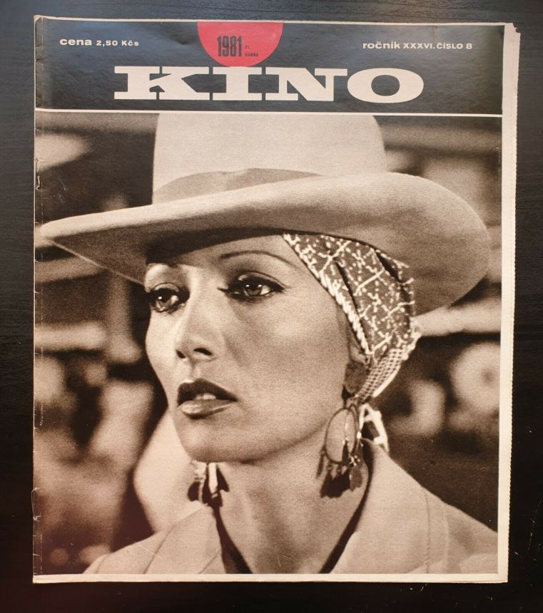 KINO (Czech) magazine side cover Issue 8   1981