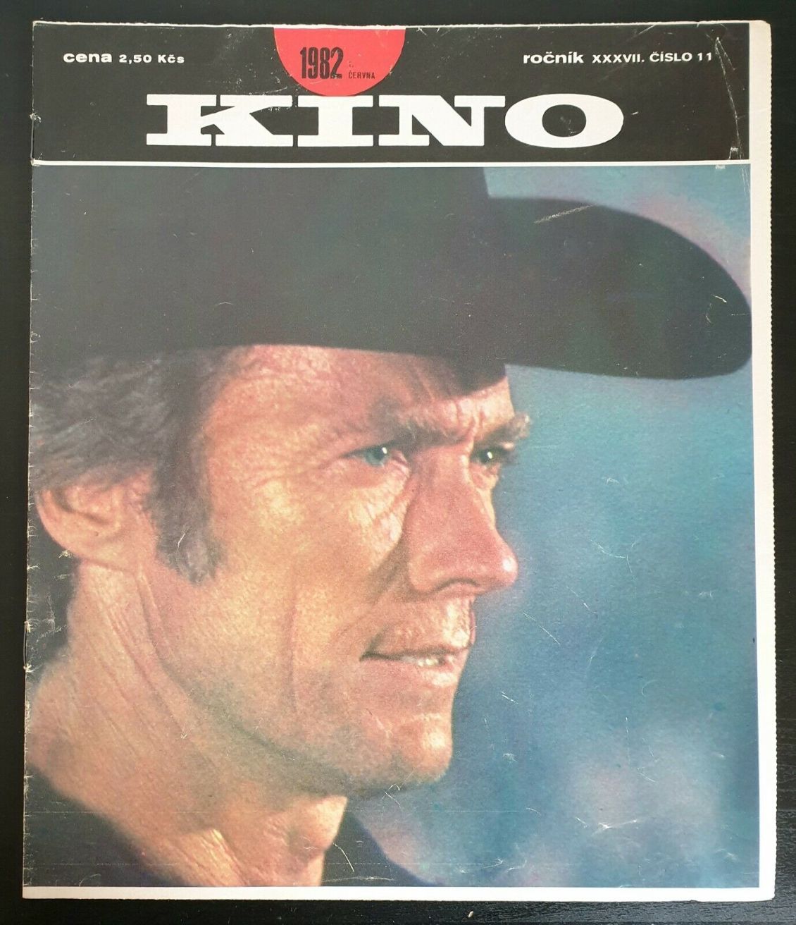 KINO (Czech) magazine side cover Issue 11   1982
