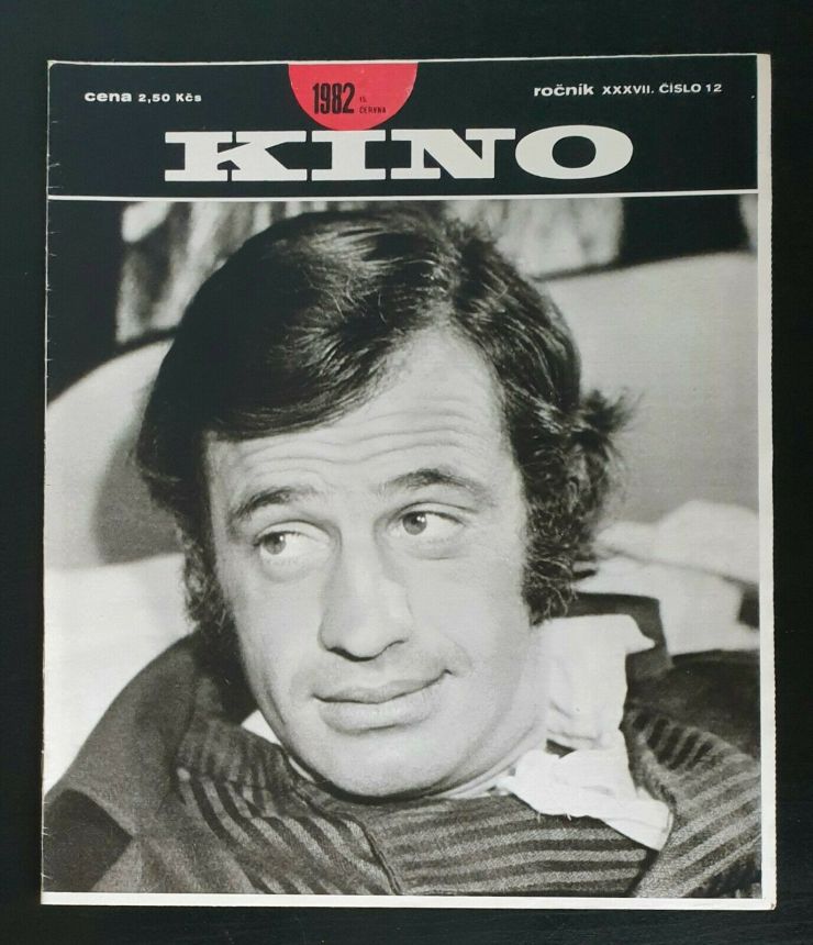 KINO (Czech) magazine side cover Issue 12   1982