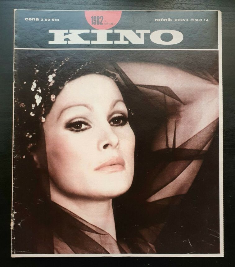 KINO (Czech) magazine side cover Issue 14   1982