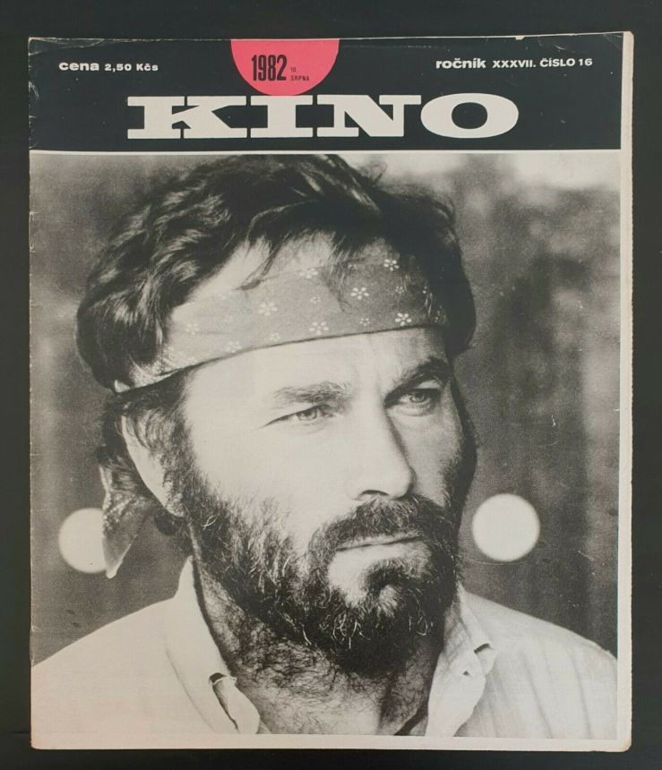 KINO (Czech) magazine side cover Issue 16   1982