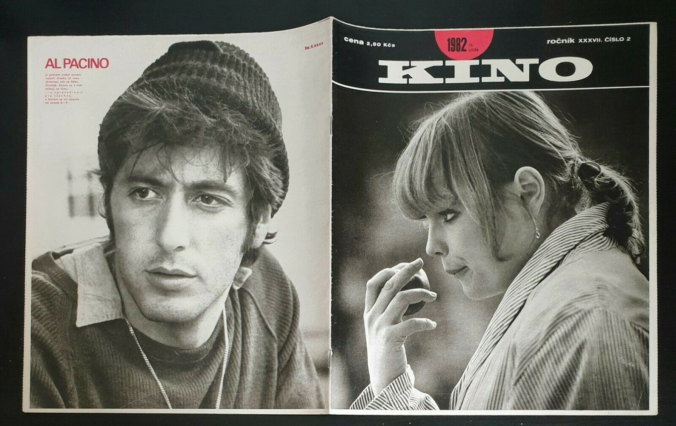 KINO (Czech) magazine side cover Issue 2   1982
