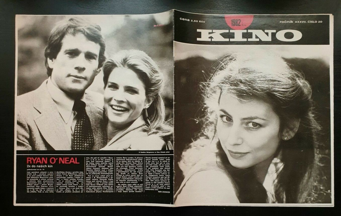 KINO (Czech) magazine side cover Issue 20   1982