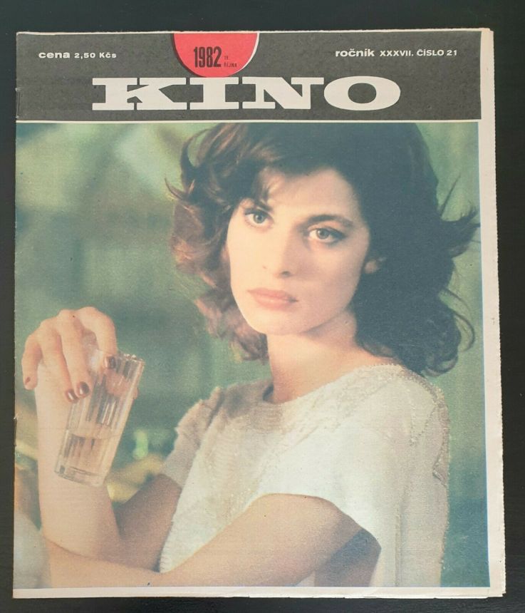 KINO (Czech) magazine side cover Issue 21   1982