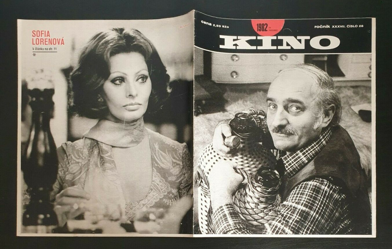 KINO (Czech) magazine side cover Issue 26   1982