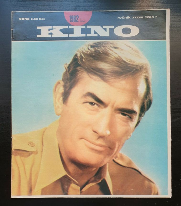 KINO (Czech) magazine side cover Issue 7   1982