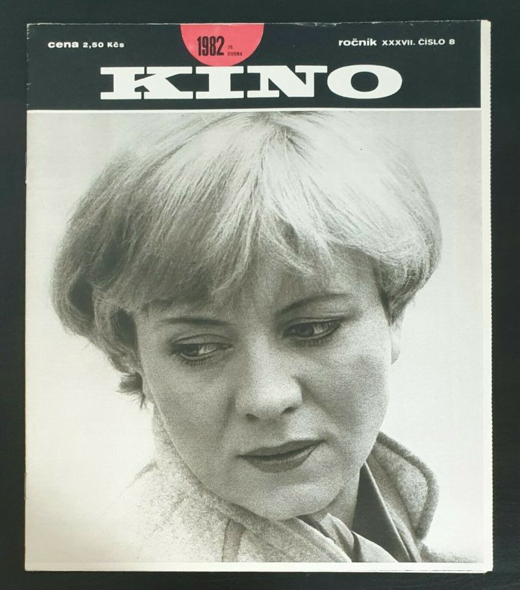 KINO (Czech) magazine side cover Issue 8   1982