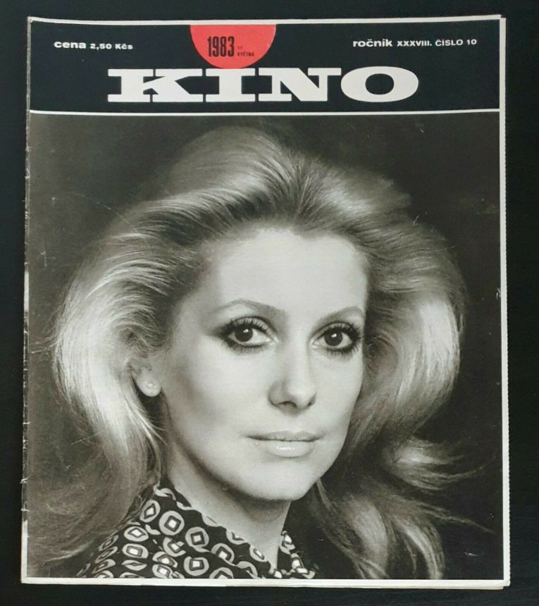 KINO (Czech) magazine side cover Issue 10   1983
