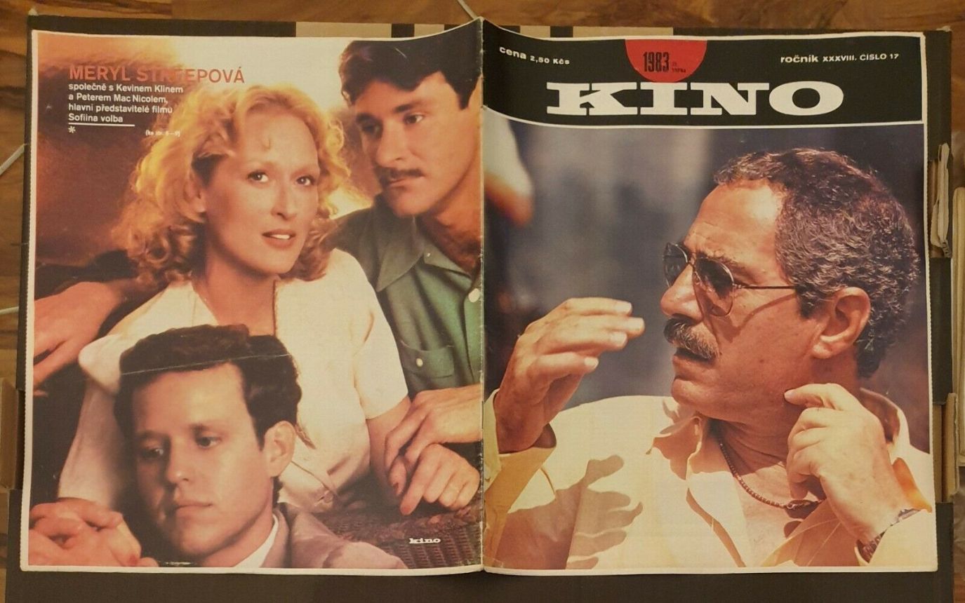 KINO (Czech) magazine side cover Issue 17   1983