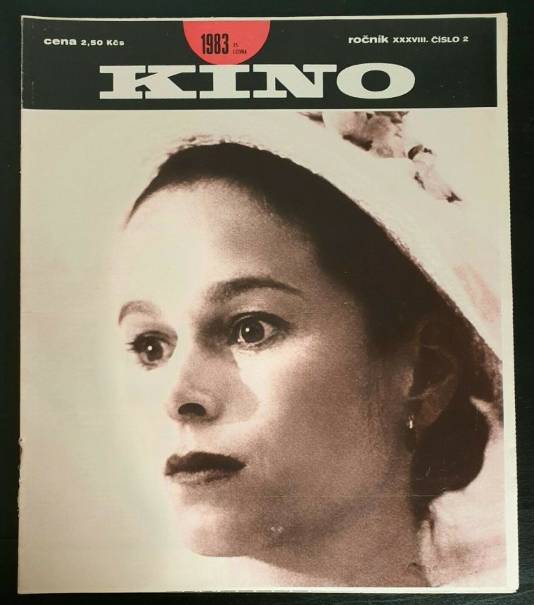 KINO (Czech) magazine side cover Issue 2   1983