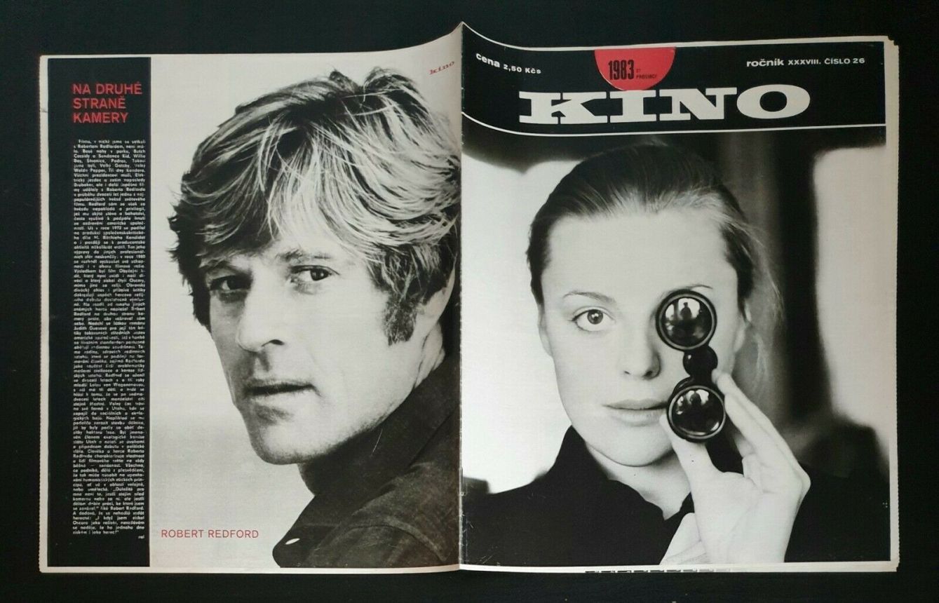 KINO (Czech) magazine side cover Issue 26   1983