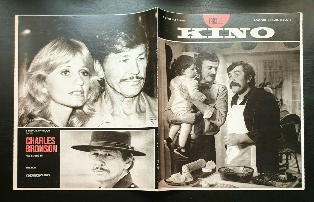 KINO (Czech) magazine side cover Issue 4   1983