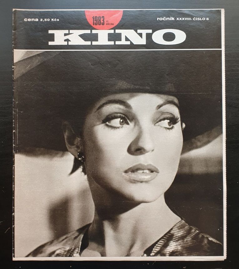 KINO (Czech) magazine side cover Issue 6   1983