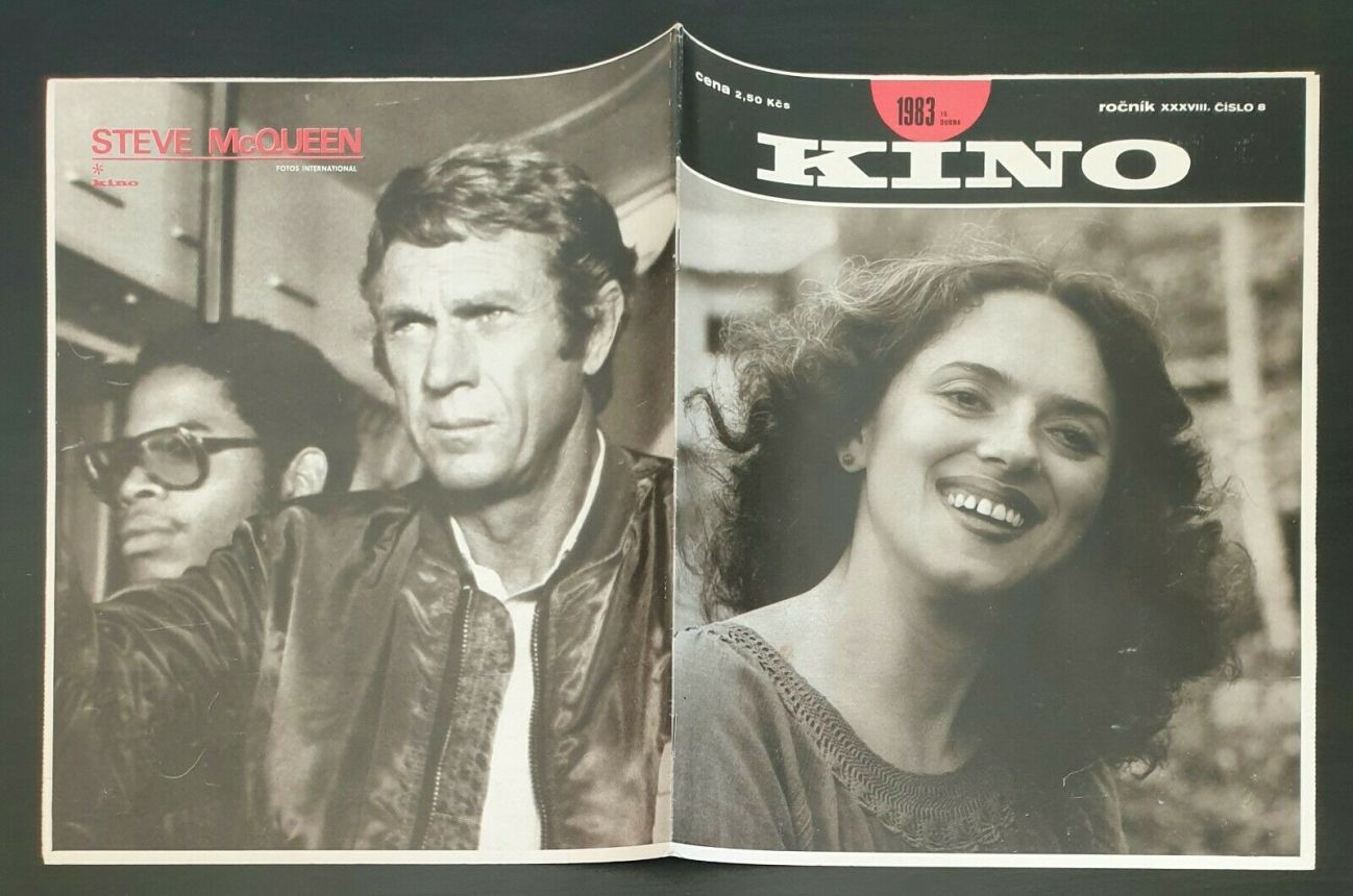 KINO (Czech) magazine side cover Issue 8   1983