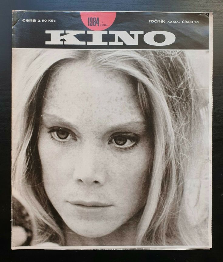 KINO (Czech) magazine side cover Issue 10   1984