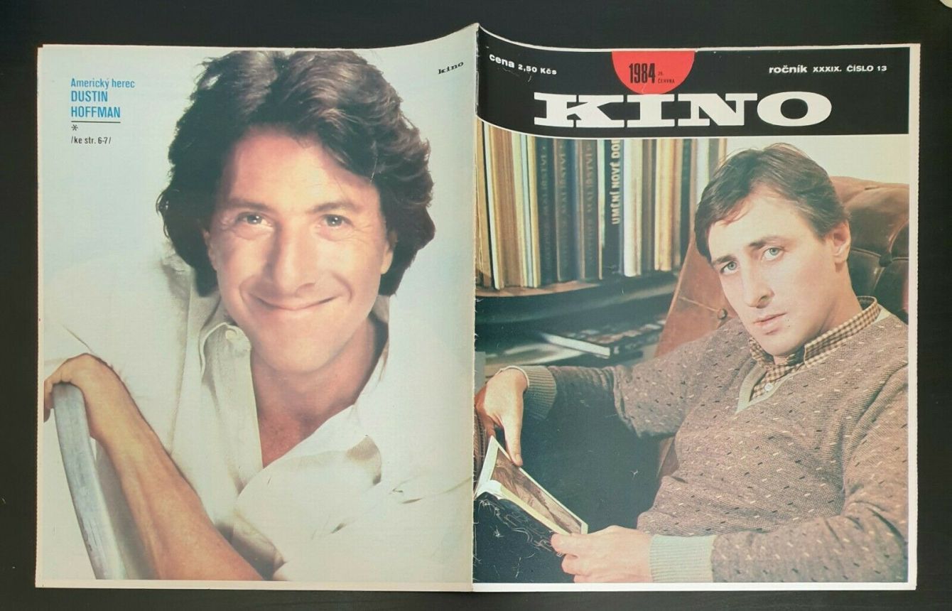 KINO (Czech) magazine side cover Issue 13   1984